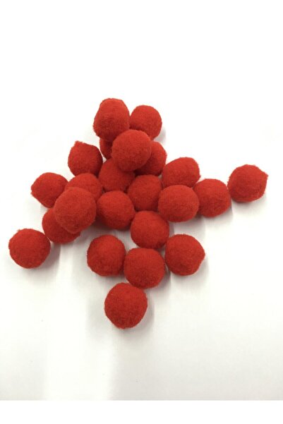 karantuhafiye Пом-пом мини размер 50 броя червени