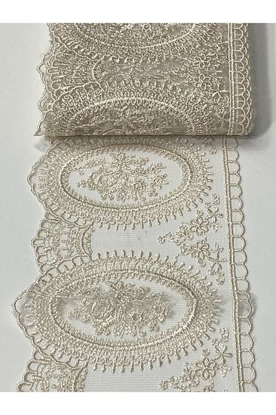 karantuhafiye Cream Guipure Lace 9 meters
