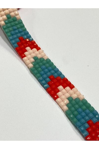 karantuhafiye Bead ribbon / Iron-on ribbon / 1 meter