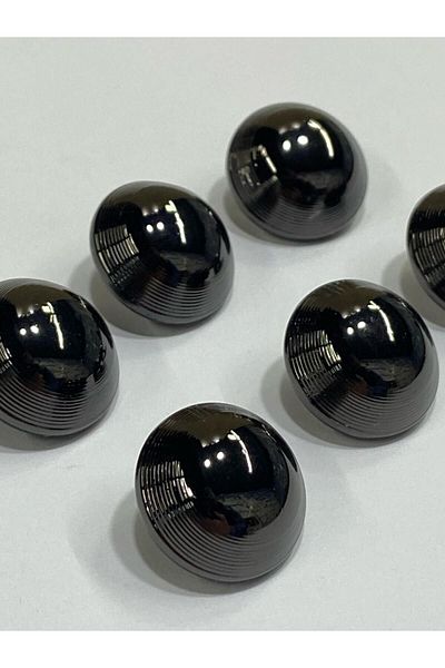 karantuhafiye Metal Button/Cardigan Vest Length/ Set of 6/1.8 cm/jx022/Black