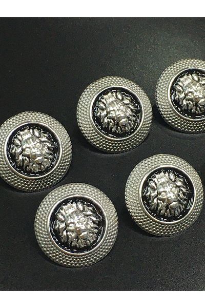karantuhafiye Trench Coat And Jacket Button Lion Model Set Set of 6
