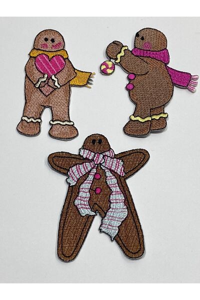 karantuhafiye Σετ 3 Μπισκότα Άνθρωπος - Αρμα που συγκολλείται με σίδερο