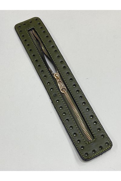 karantuhafiye Leather Zipper / Bag Zipper / Thick Leather Cover Zipper 30 Cm
