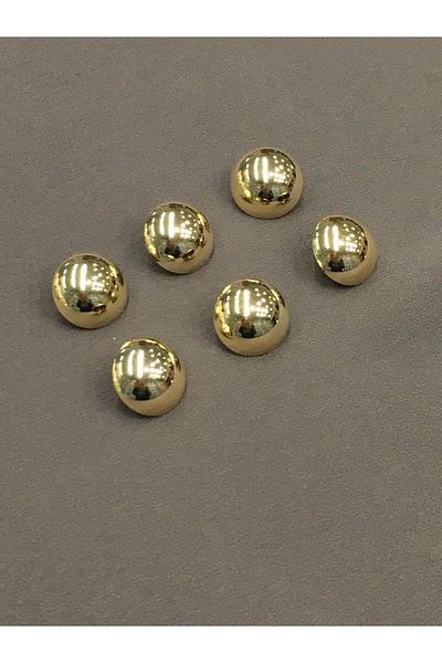 karantuhafiye Jacket Cardigan Sleeve Length Buttons Curved Gold Set of 6 1.8 Mm