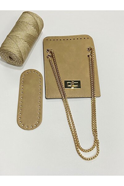 karantuhafiye Σετ πλεξίματος καραμέλας με αλυσίδα - Μοντέλο με στυλ