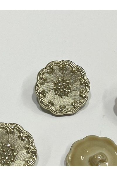 karantuhafiye Italian Model Set of 6 Trench Coat, Coat and Coat Button - Gold 2.7 cm (Code:4685)