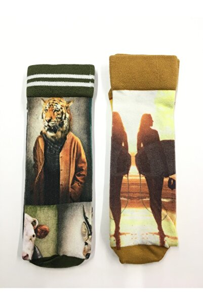 karantuhafiye Комплект от 2 чифта чорапи с дигитален печат