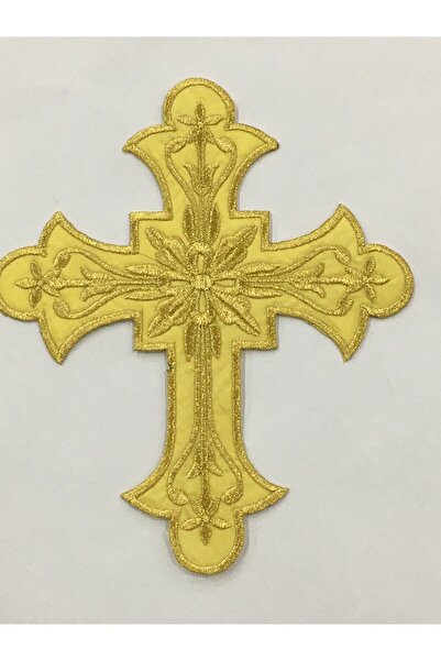 karantuhafiye زخرفة لاصقة مطرزة مقاس 8*7 سم - حديد متقاطع