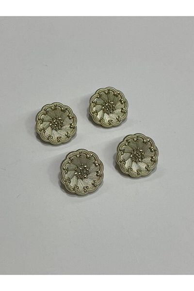 karantuhafiye Italian Model Set of 6 Trench Coat, Coat and Coat Button - Gold 2.7 cm (Code:4685)