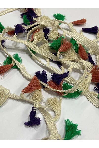 karantuhafiye Αυθεντική βαμβακερή ρίγα με φούντα 2 μέτρων - 3 εκατοστά