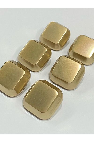 karantuhafiye Metal Button/Trench Coat Jacket Length/ Set of 6/2.2 cm/jx3/Matt Gold