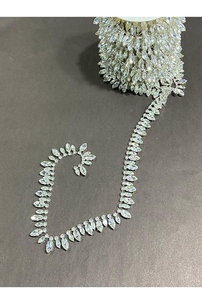 karantuhafiye Cubic Zirconia/crystal stone/1 meter/silver
