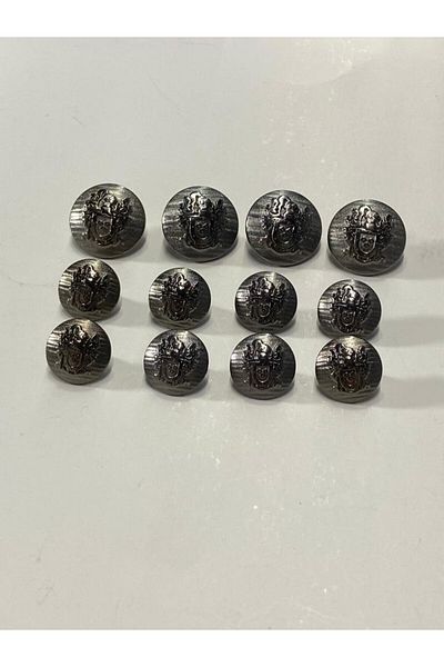 karantuhafiye Blazer Jacket Button Set Anthracite / Arma Model 2 Cm And 1.5