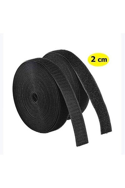 karantuhafiye Siyah Cırt Bant En 2 Cm Uzunluk 1 Metre