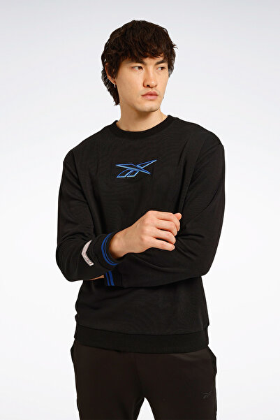 Reebok CL UNIFORM CREW Siyah Erkek Sweatshirt