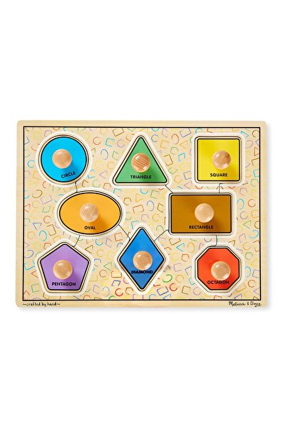 Melissa & Doug Melissa and Doug Large Shapes Jumbo Knob 3390 - Jigsaws and Puzzles