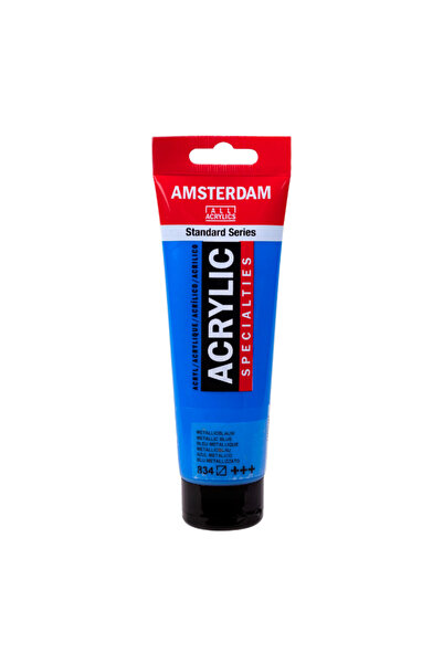 Talens Amsterdam Standart Akrilik Boya 120ml Metallic Blue / 834