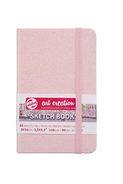 Talens 9X14Cm 140Gr 80Yp Pink Art Creation Sketch Book with Hard Cover - Rt 9314011 M