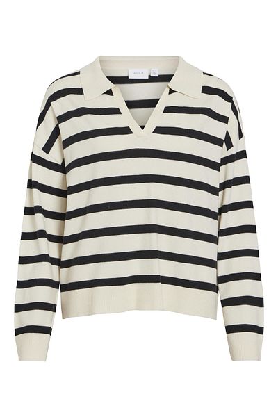 VILA Gestreifter Strickpullover