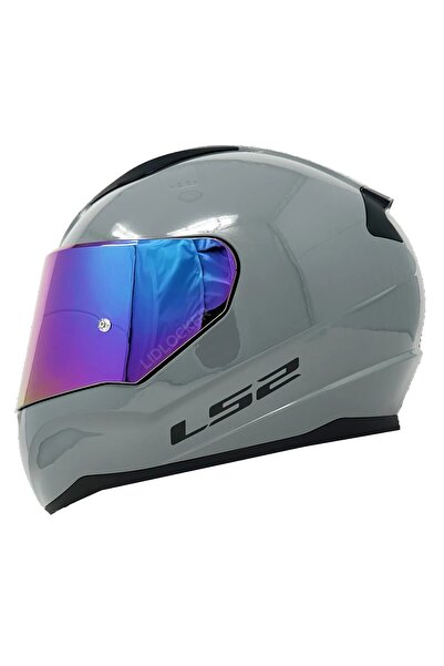 LS2 Rapid 2 Nardo Gri Fullface Motosiklet Kaskı Gökkuşağı Camlı