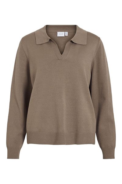 VILA Strickpullover Polo