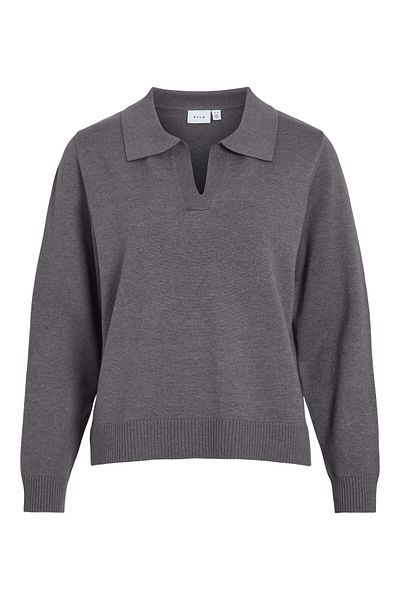 VILA Strickpullover Polo