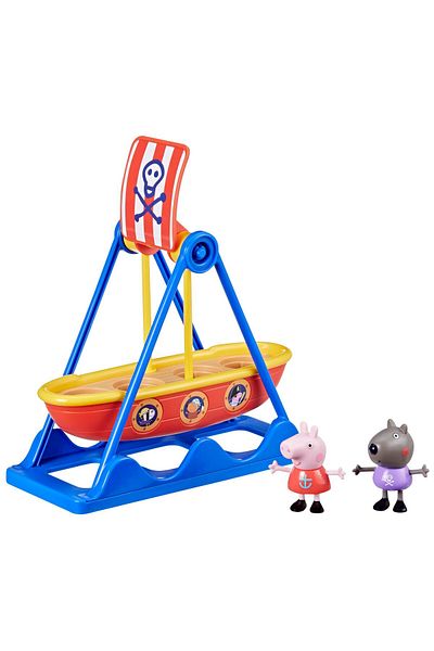 Peppa Pig Toys Peppa's Pirate Ride Playset with Swinging Pirate Ship and 2 Peppa Pig Figures