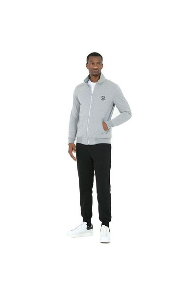 D'S Damat Grey and Black Tracksuit Set
