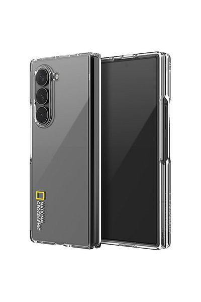NATIONAL GEOGRAPHIC Crystal Slim Fit Case Galaxy Z Fold 6 - Basic Logo