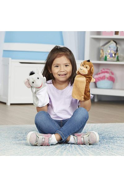 Melissa & Doug and Safari Puppet Set (6 Pc)