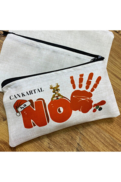 Kalemlik Dünyası YENİ YIL YILBAŞI BEZ KALEMLİK BASKILI KALEM KUTU İSİM YAZILA...