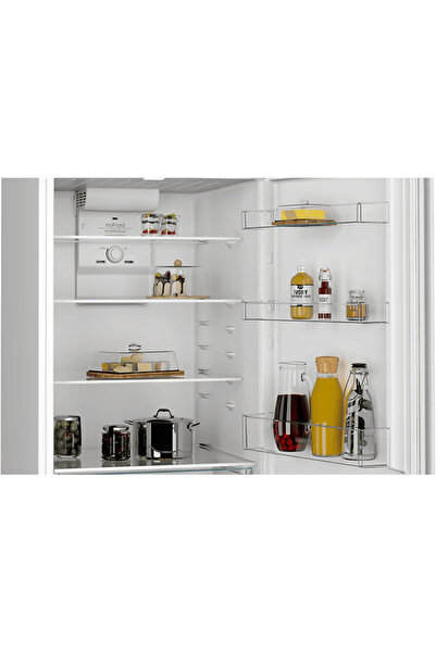 Siemens KD55NNWE0N E Enerji Sınıfı 485 L Üstten Donduruculu No-Frost Buzdolabı Beyaz