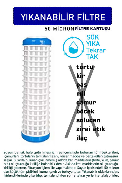 Aquafer Üçlü Su Filtresi Daire Ve Bina Girişi Için Üçlü Set Arıtma Sistemi