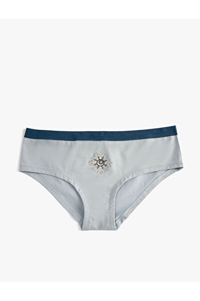 Koton Хіпстерський кулот з ребристою бавовною з принтом