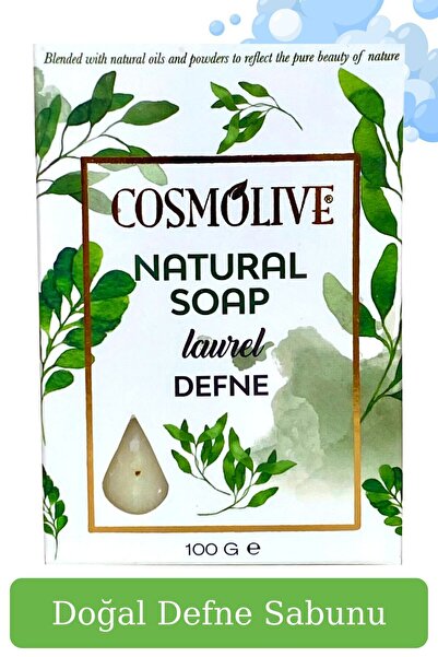 Cosmolive Natural Soap | Laurel | Facial Hair Skin Care | Scented | 100g