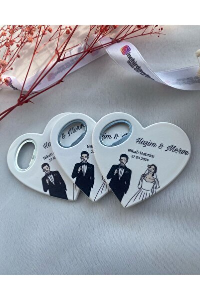Nehir (10 ADET) KALP AÇACAK MAGNET-YENİ DOĞAN,6AY KINASI, NİŞAN,NİKAH,SÖZ,KIN...