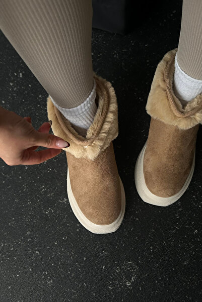 Mupa Shoes Γυναικείες μπότες Mink Suede - Tuylu και κομψό σχέδιο