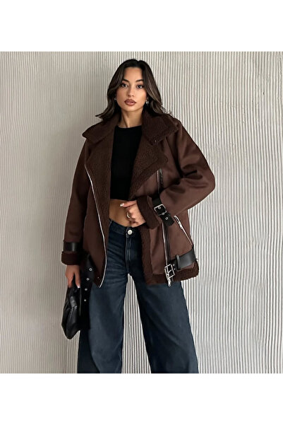 dml giyim Suni Süet Napa Mont