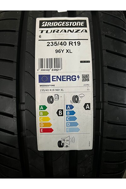 Bridgestone BRİDGESTONE / 235/40R19 TURANZA 6 2024 YAZ LASTİĞİ