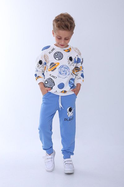 Zaziko Kids Set de trening cu imprimeu Planet Boy Esf.0080-z