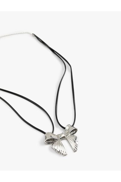 Koton Bow Charm Detailed Necklace