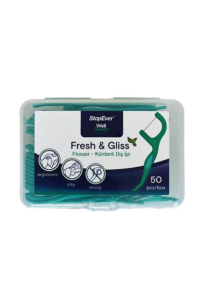 StopEver Well Tooth Fresh Gliss - Box of 6 Toothpicks