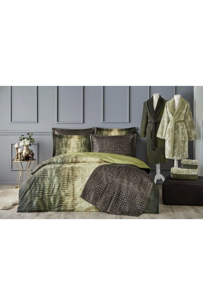 NİVEMESHOME Nivemeshome Verde Green Concept Set مجموعة المهر اليومي Özdilek