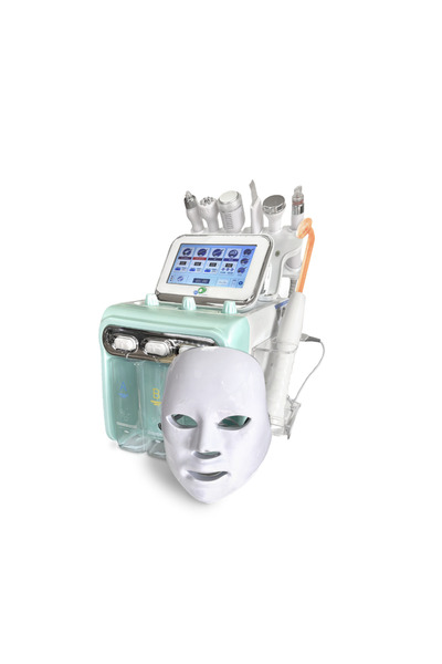 PSD Kozmetik Hydrafacial 8in1 (Büyük Motor) + Vapozon Buhar + Büyüteçli Loop Işık (Amerikan Cilt Bakım Seti)