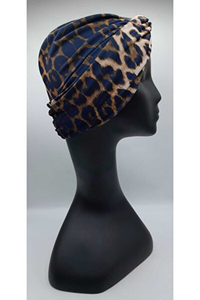 Differenza Μπεζ καπό με μοτίβο λεοπάρ