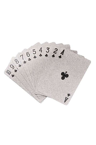 Weather Forecast Silver Joker Playing Card Plastic Waterproof Playing Card Cin884slv