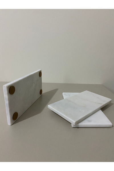 Hilamingo Home Doğal Mermer Yağdanlık Altlığı Sabunluk Sirkelik Stand 20x10 C...