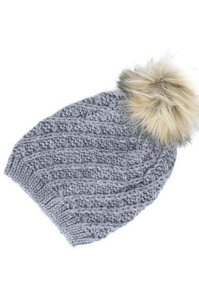 Ottoland Women's Winter Thick Pompom Beret with Cotton Knit Model Keep Warm Stretchy Windproof