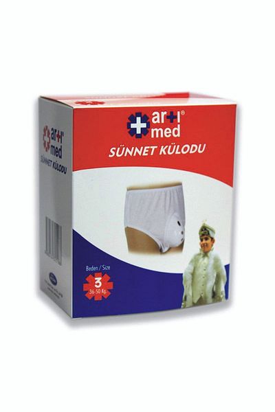 ARTİMED سراويل الختان المعدنية رقم:3