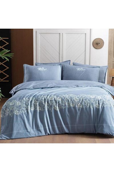 Sarev Set cuvertură de pilota Sedona Blue, 100% bumbac, cu două fețe